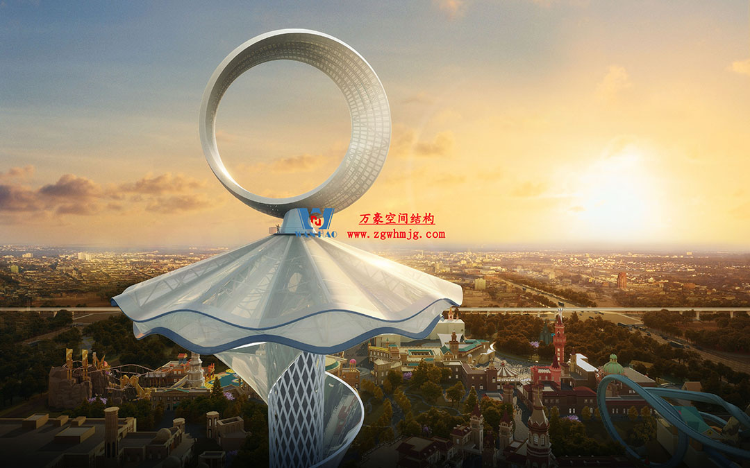 ETFE膜結構地標塔—以愛之名，點亮絲路歡樂世界