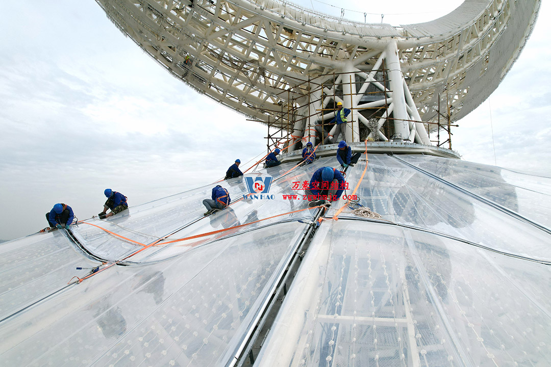 ETFE膜結構地標塔—以愛之名，點亮絲路歡樂世界