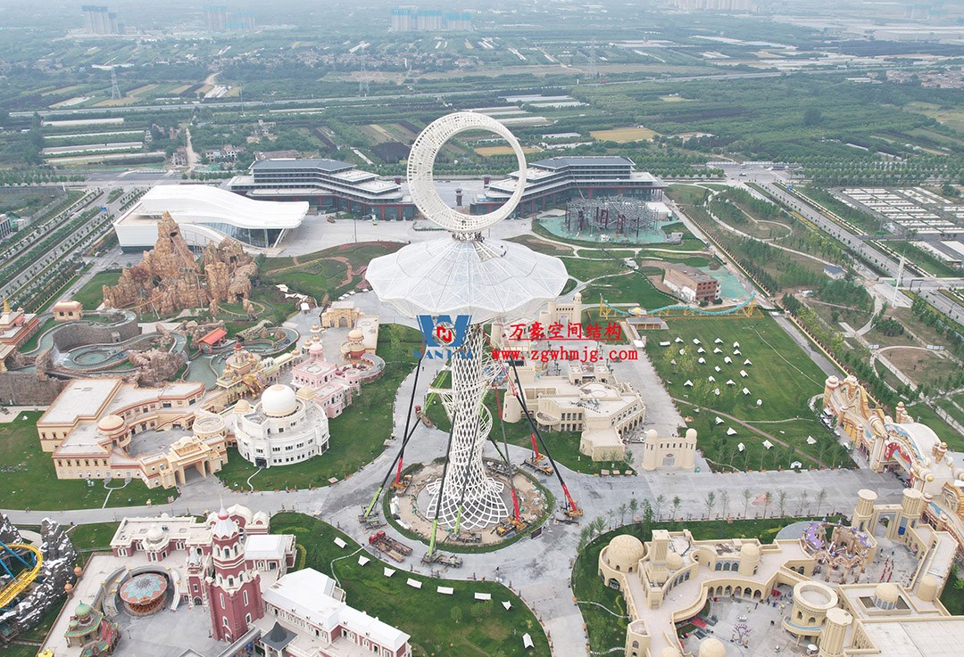 ETFE膜結構地標塔—以愛之名，點亮絲路歡樂世界